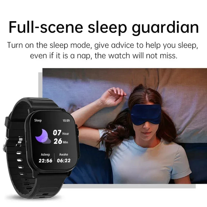 New T900 Ultra Smart Watch Men 49mm Series 9 AMOLED Screen NFC Compass Waterproof For Apple Watch IWO Ultra 9 Call Smartwatch