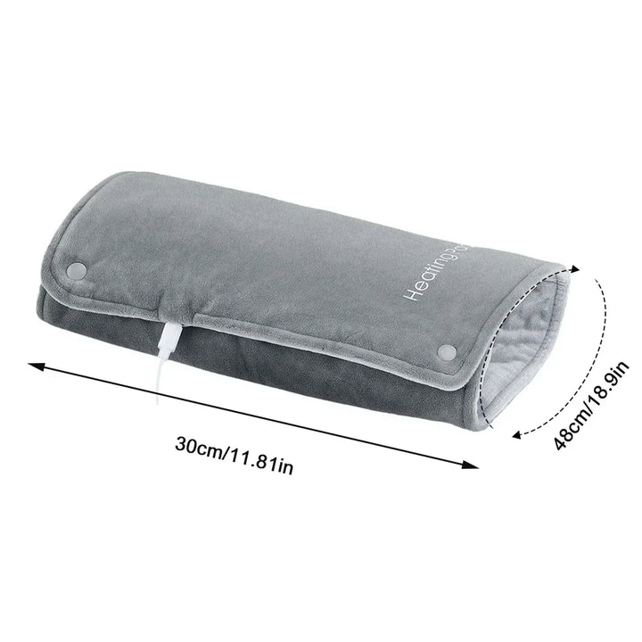 30x48cm Electric Heating Blanket Multifunctional Hot Compress Pad Winter Warm-up Graphene Mat USB Charging Thermal Blanket