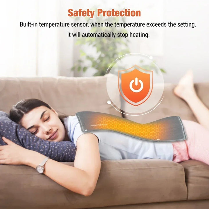 30x48cm Electric Heating Blanket Multifunctional Hot Compress Pad Winter Warm-up Graphene Mat USB Charging Thermal Blanket